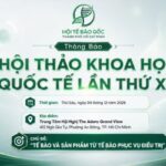 Poster hội thảo khoa học quốc tế lần XV ngày 04 tháng 12 năm 2026 tại The Adora Grand View